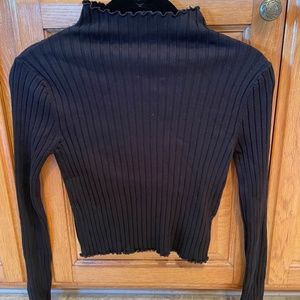 Long Sleeve Black Top